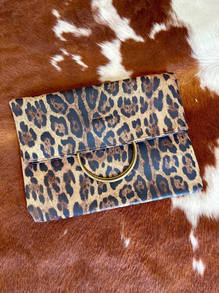 Darling Leather Bag in Leopard