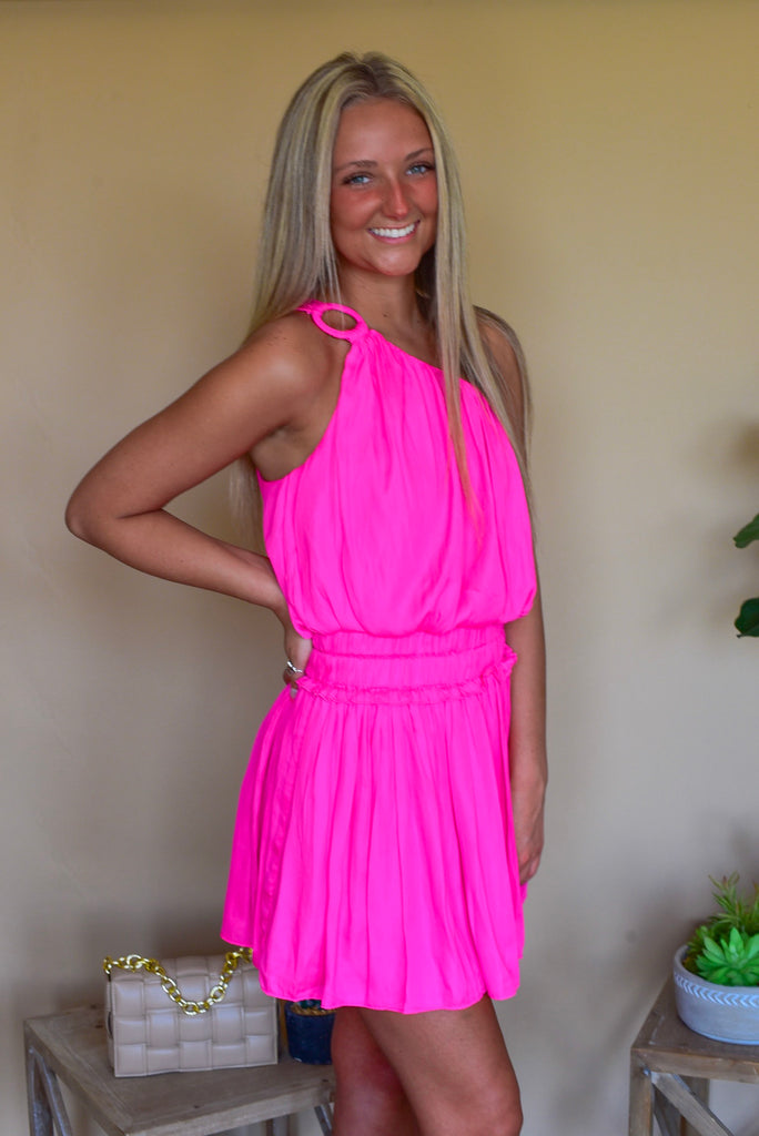 Sweet Intentions Hot Pink Dress