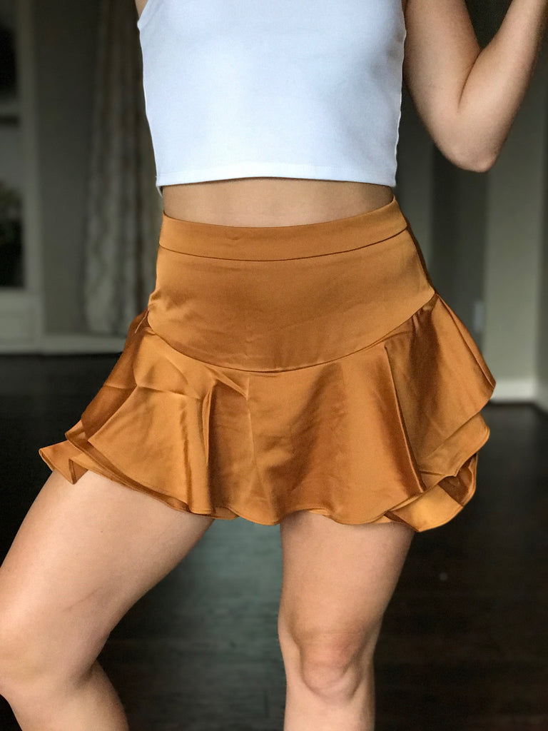 Sweetheart Skirt - Rust
