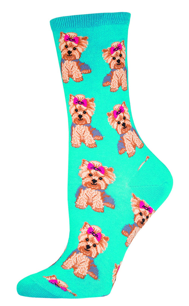 Yorkie Lagoon Dog Socks
