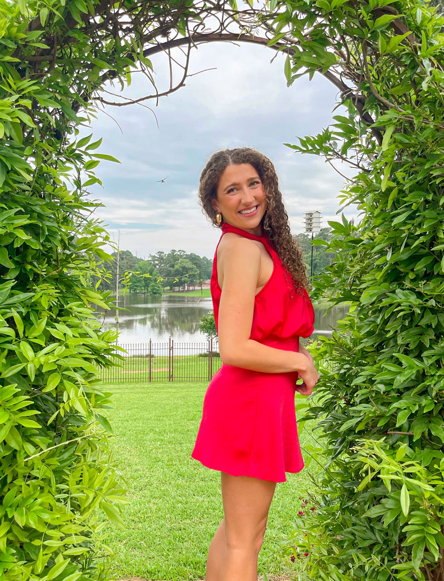 Poppy Red Halter Neck Mini Dress – Three Cords Boutique Poppy Red Halter Neck Mini Dress – Three Cords Boutique