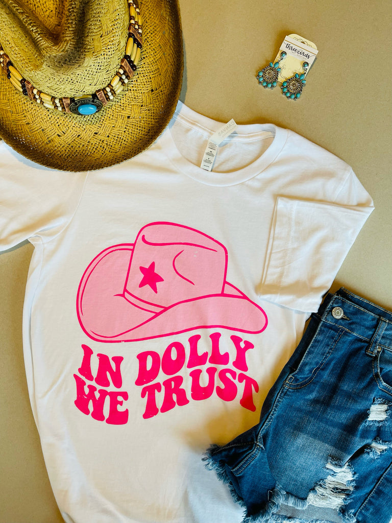 In Dolly We Trust Tee Cowboy Hat