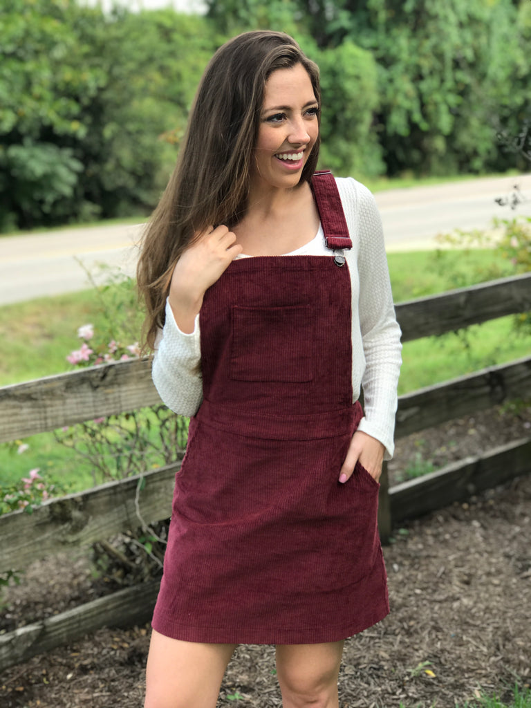 A Walk in the Park Overall Dress