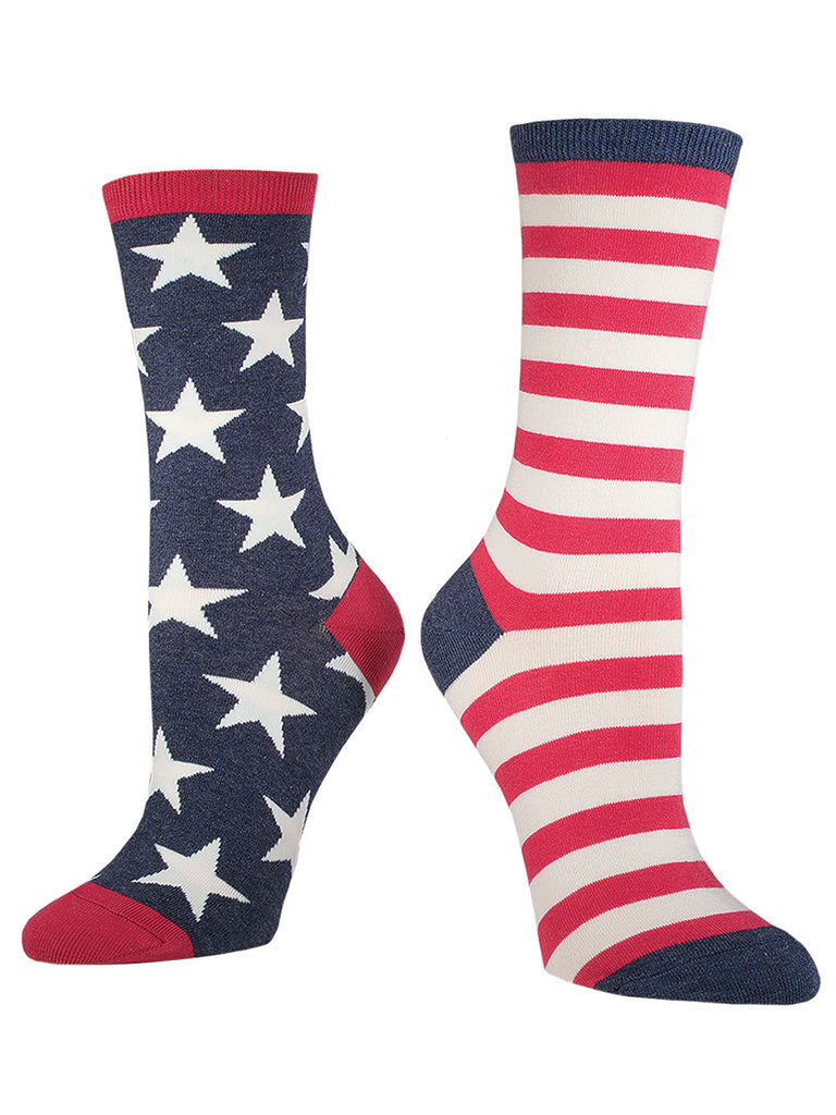 American Flag Socks - Women