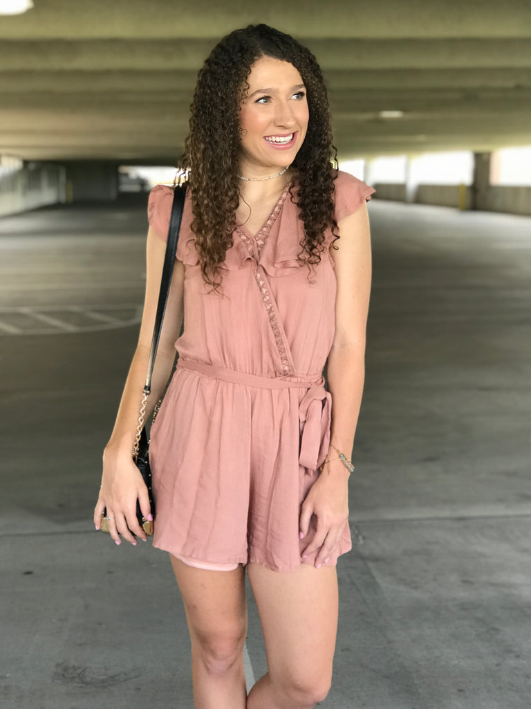 Beyond the Surface Salmon Romper