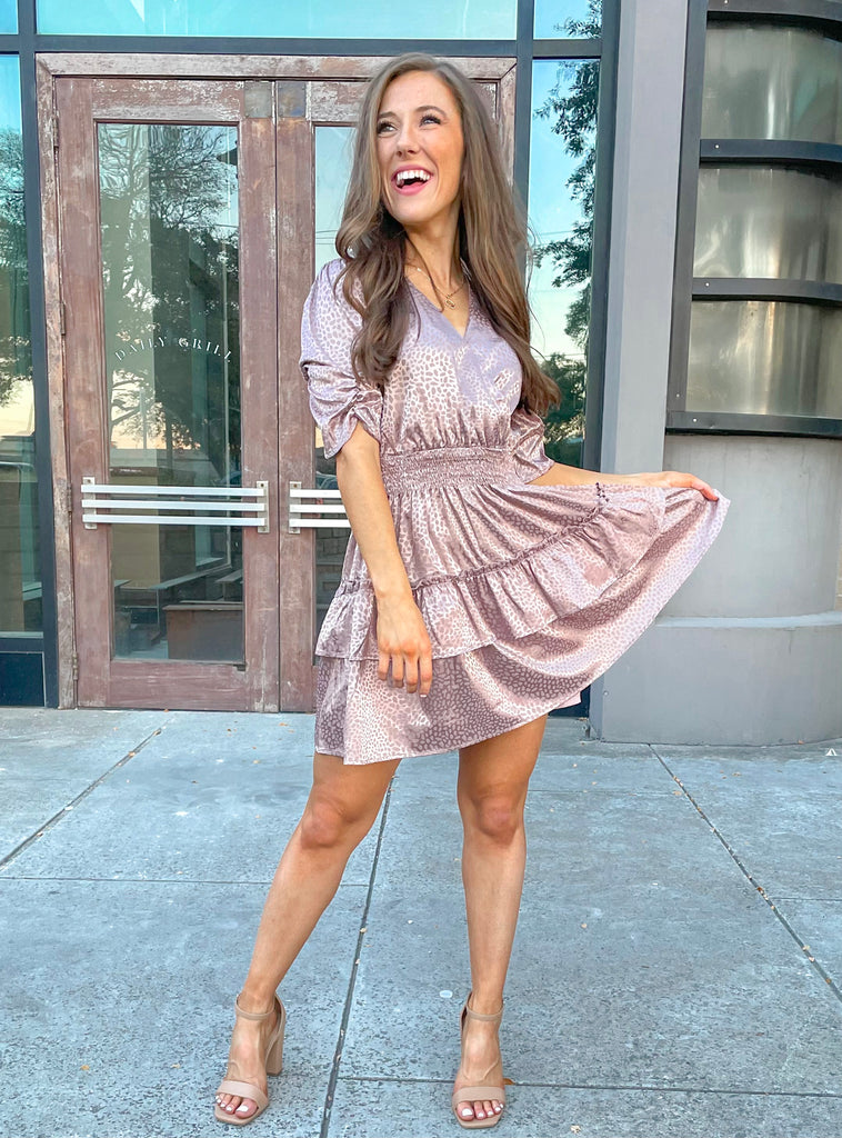 Falling For You Dress in Dusty Mauve