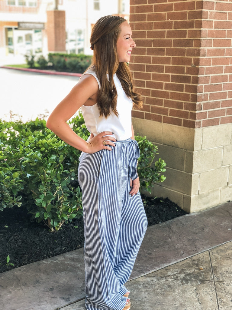 Life by the Coast Striped Pants