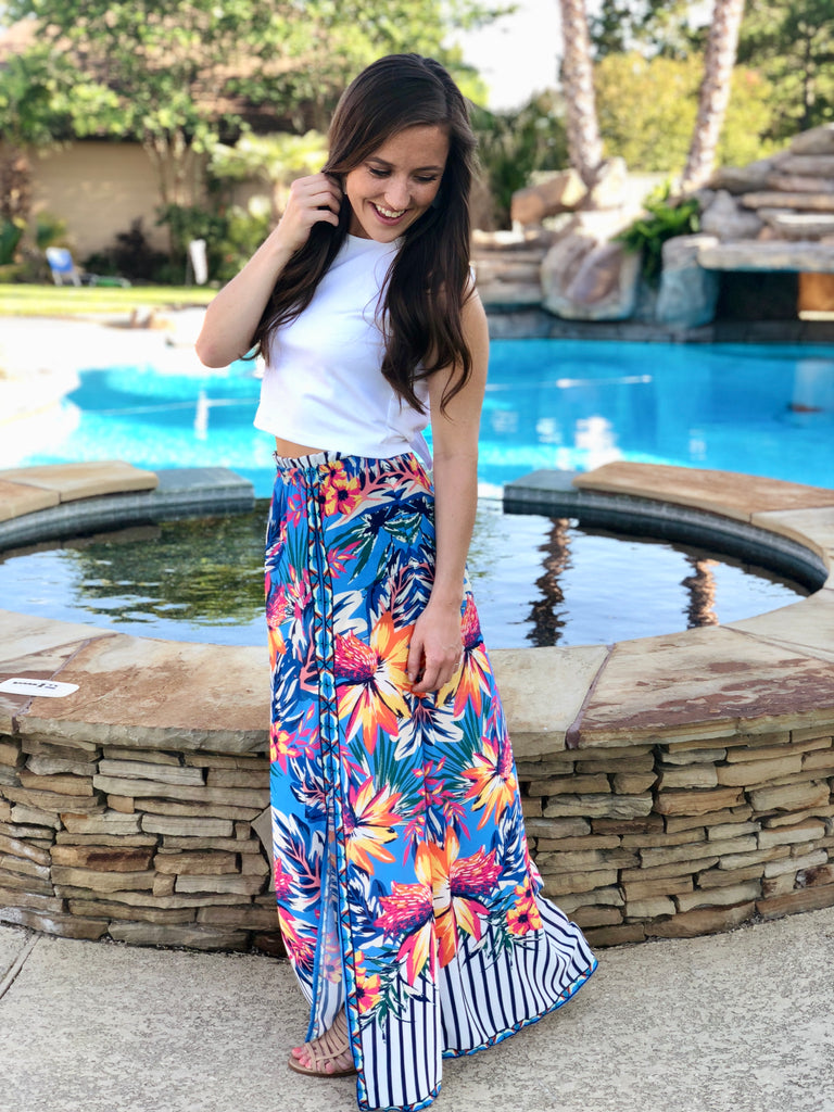 Live Colorfully Maxi Skirt