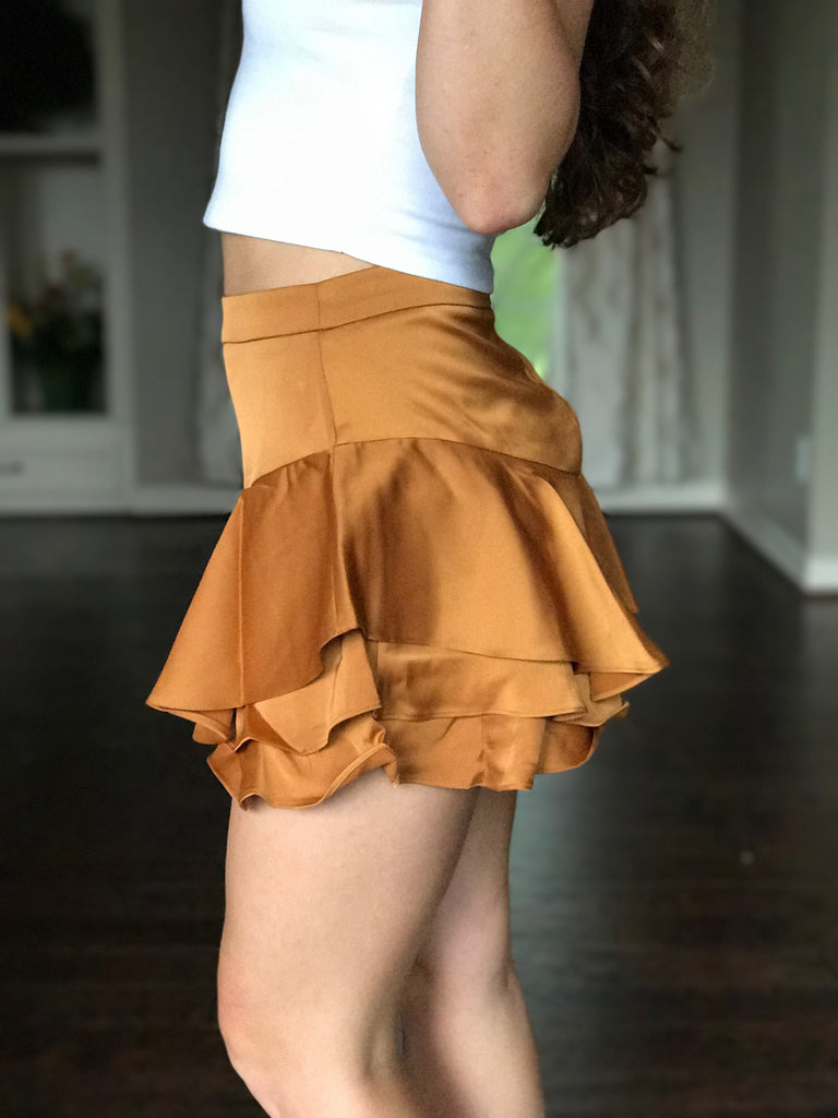Sweetheart Skirt - Rust